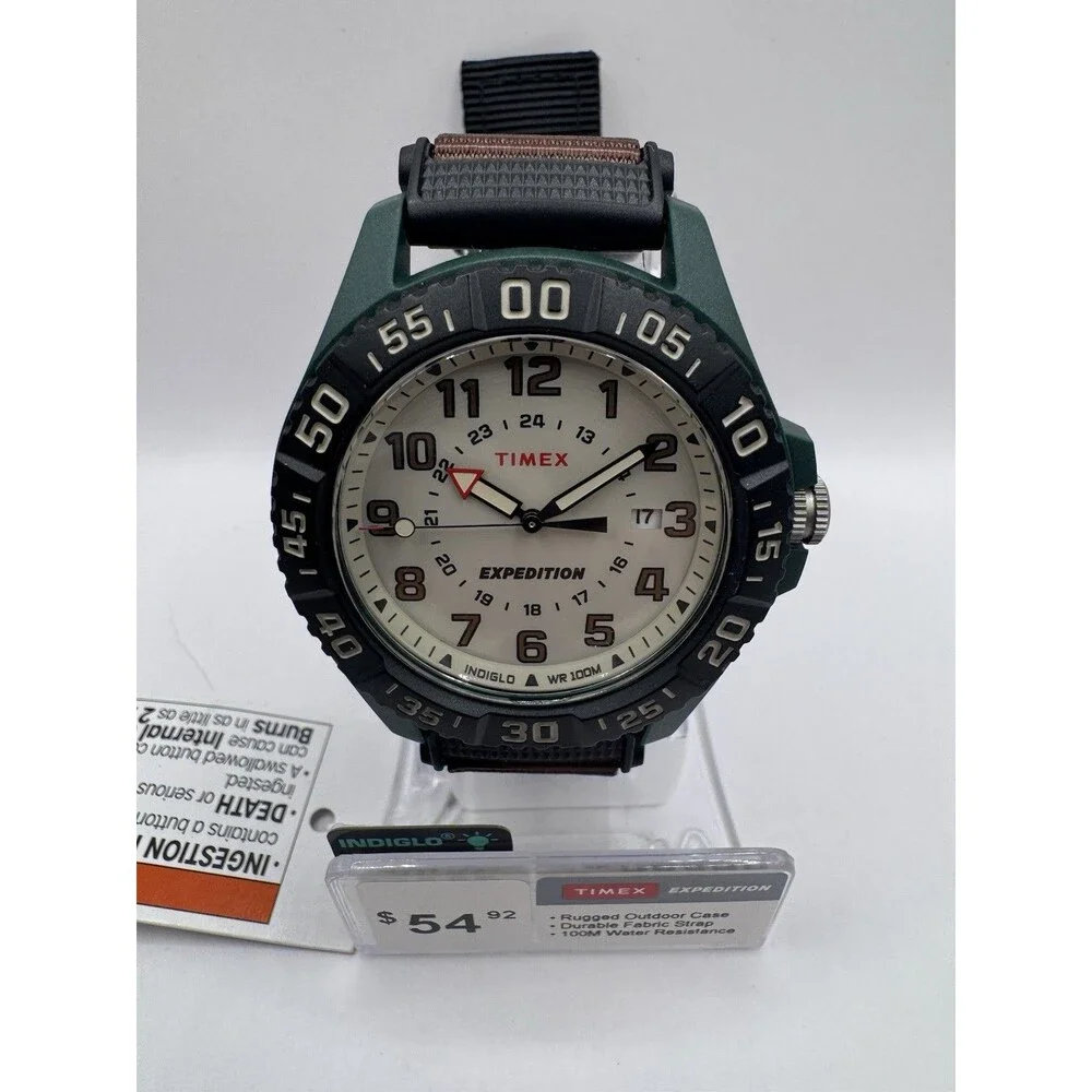 Mens Timex Expedition Acadia Rugged Outdoor Indiglo Watch TW4B26500 WF New